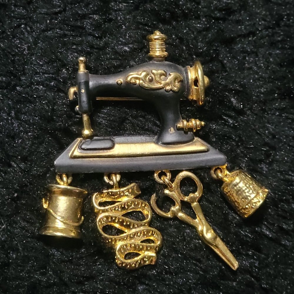Gold and Black Intricate Jewelry Accessories